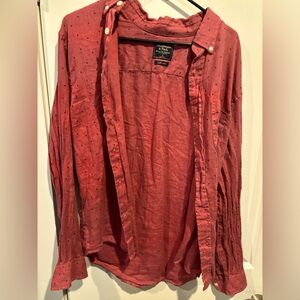 Abercrombie & Fitch Light/Soft Long Sleeve Button Up